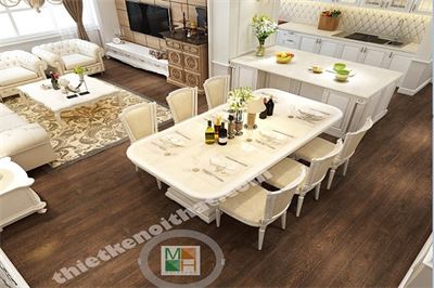 Mặt bàn đá nhân tạo tại chung cư Sunrise City